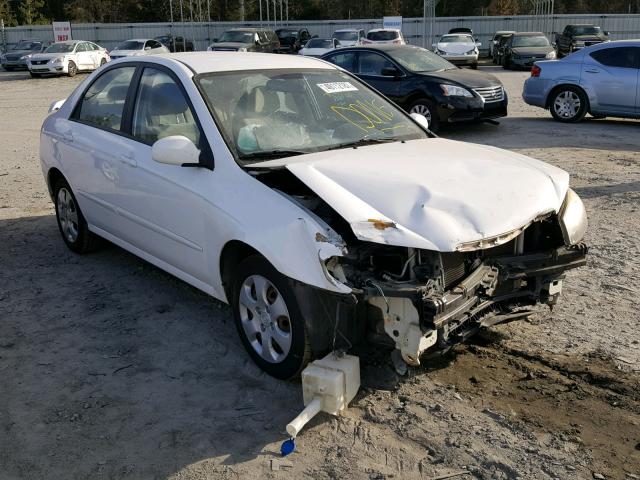 KNAFE221395596053 - 2009 KIA SPECTRA EX WHITE photo 1