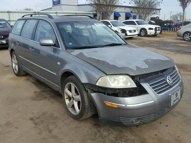 WVWVD63B52E021751 - 2002 VOLKSWAGEN PASSAT GLS GRAY photo 1