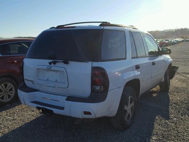 1GNDT13S662231307 - 2006 CHEVROLET TRAILBLAZE WHITE photo 4