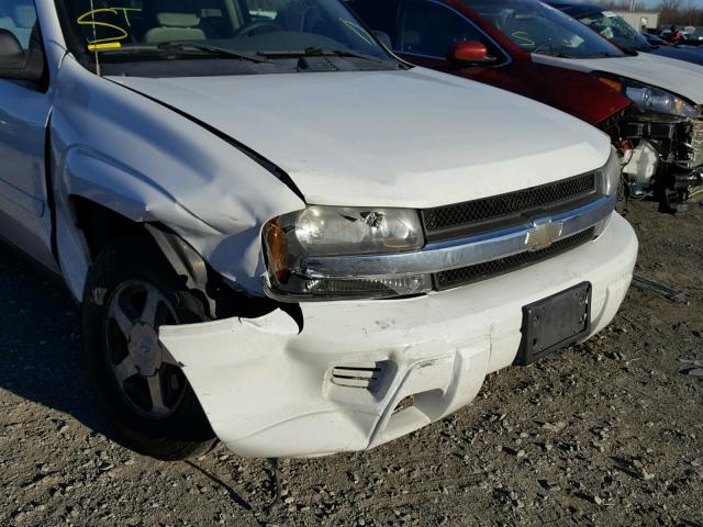 1GNDT13S662231307 - 2006 CHEVROLET TRAILBLAZE WHITE photo 9