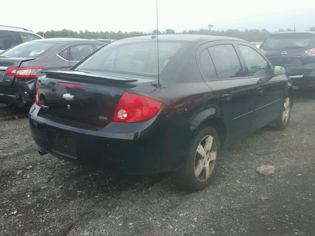 1G1AL58F987179510 - 2008 CHEVROLET COBALT LT BLACK photo 4