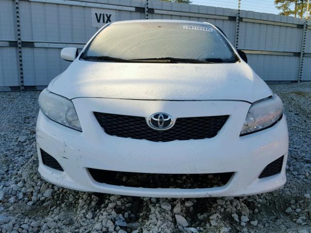 1NXBU4EE8AZ241769 - 2010 TOYOTA COROLLA BA WHITE photo 10