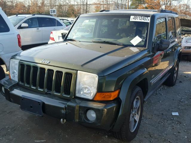 1J8HG48K46C364952 - 2006 JEEP COMMANDER GREEN photo 2