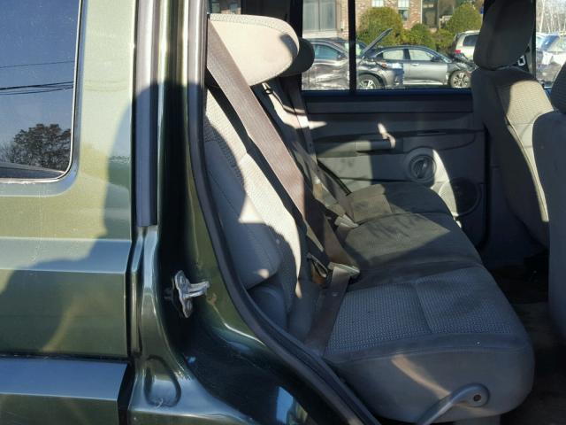 1J8HG48K46C364952 - 2006 JEEP COMMANDER GREEN photo 6