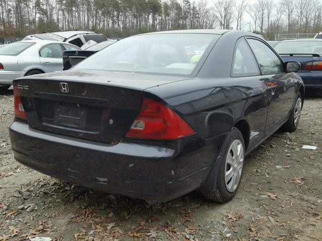 1HGEM22981L030690 - 2001 HONDA CIVIC SI BLACK photo 4