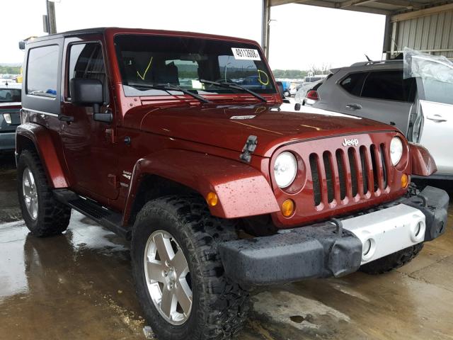 1J4FA54129L778992 - 2009 JEEP WRANGLER S Tünd qırmızı foto 1
