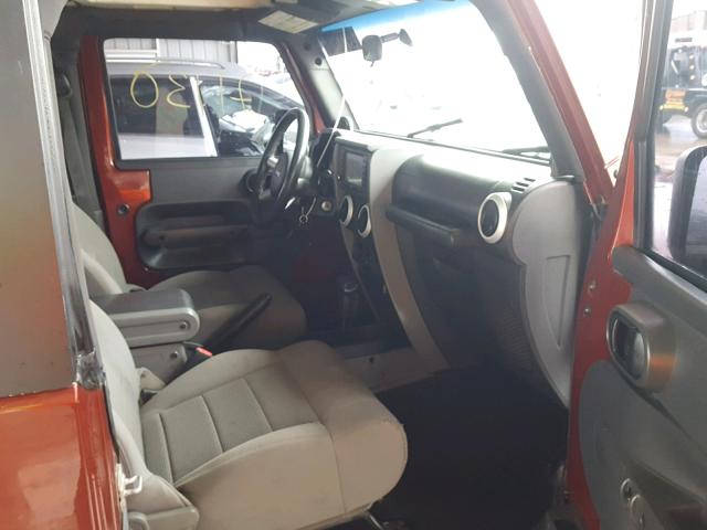 1J4FA54129L778992 - 2009 JEEP WRANGLER S Tünd qırmızı foto 5