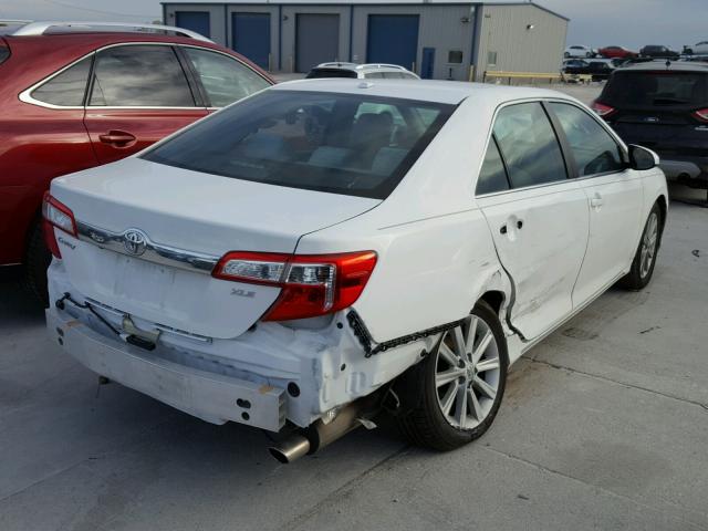 4T4BF1FK3CR244360 - 2012 TOYOTA CAMRY BASE WHITE photo 4