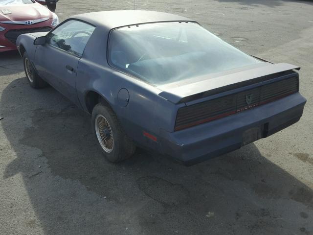 1G2AW87H4EL201987 - 1984 PONTIAC FIREBIRD T BLUE photo 3