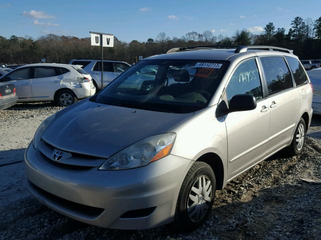 5TDZA23C06S466085 - 2006 TOYOTA SIENNA CE GRAY photo 2