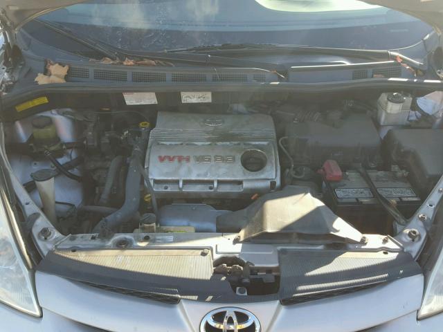 5TDZA23C06S466085 - 2006 TOYOTA SIENNA CE GRAY photo 7