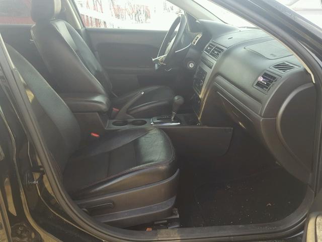 3FAHP07Z87R187345 - 2007 FORD FUSION SE BLACK photo 5