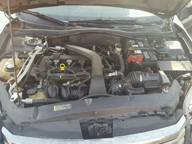 3FAHP07Z87R187345 - 2007 FORD FUSION SE BLACK photo 7