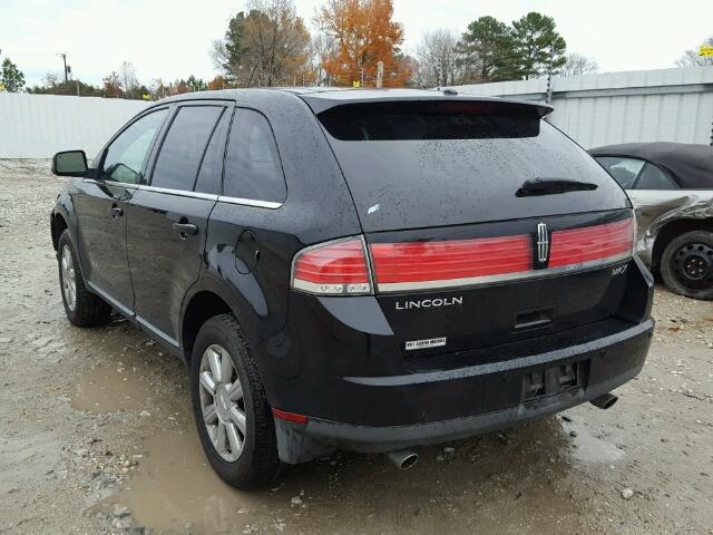 2LMDU68C97BJ21318 - 2007 LINCOLN MKX BLACK photo 3