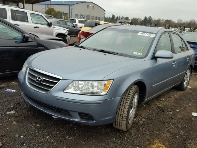 5NPET46C89H484084 - 2009 HYUNDAI SONATA GLS GRAY photo 2