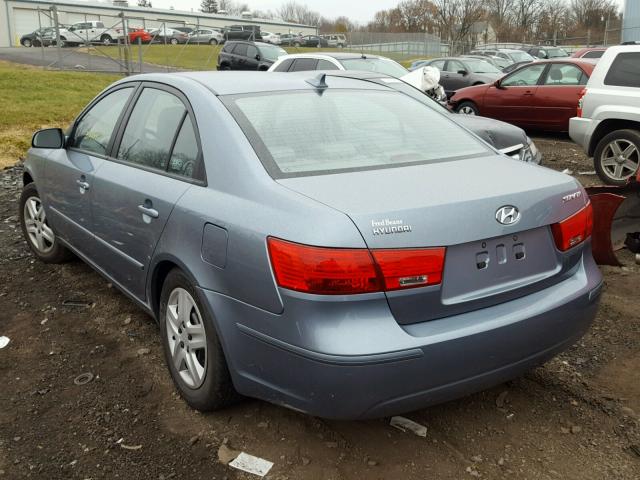 5NPET46C89H484084 - 2009 HYUNDAI SONATA GLS GRAY photo 3