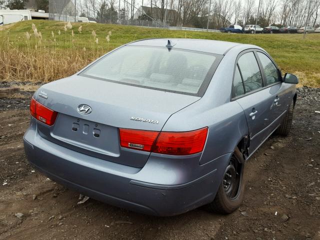 5NPET46C89H484084 - 2009 HYUNDAI SONATA GLS GRAY photo 4