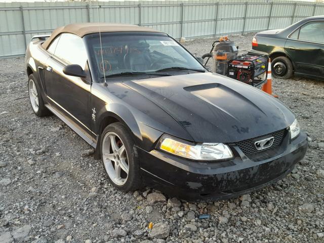 1FAFP44471F174713 - 2001 FORD MUSTANG BLACK photo 1