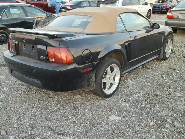 1FAFP44471F174713 - 2001 FORD MUSTANG BLACK photo 4