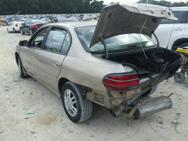 1G3NB52M0X6311867 - 1999 OLDSMOBILE CUTLASS GL BEIGE photo 3