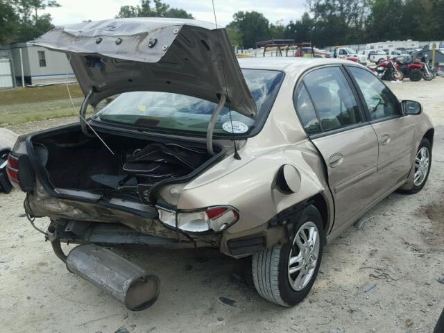 1G3NB52M0X6311867 - 1999 OLDSMOBILE CUTLASS GL BEIGE photo 4