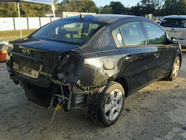 3N1AB61E39L605631 - 2009 NISSAN SENTRA 2.0 BLACK photo 4