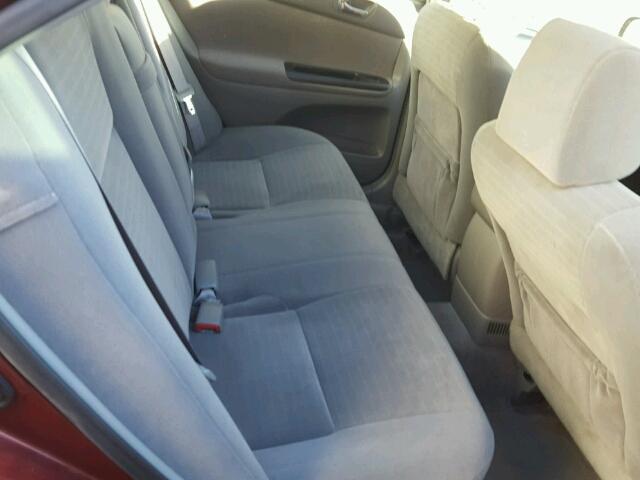 4T1BE32K15U069527 - 2005 TOYOTA CAMRY LE მუქწითელი ფოტო 6