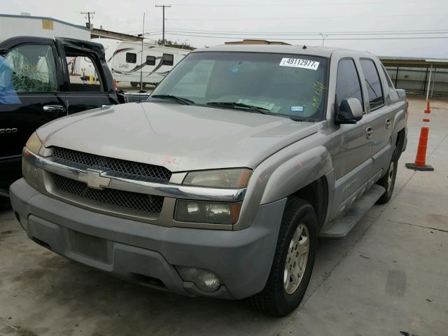 3GNEK13T62G107989 - 2002 CHEVROLET AVALANCHE TAN photo 2