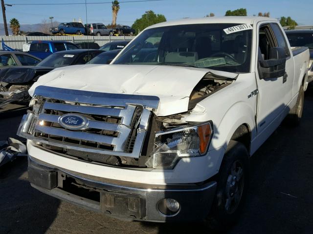 1FTFX1CT9BFB57639 - 2011 FORD F150 SUPER WHITE photo 2