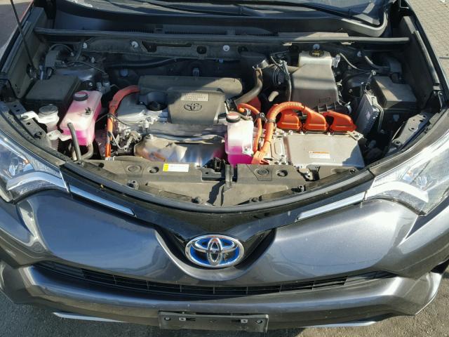 JTMRJREV1GD022279 - 2016 TOYOTA RAV4 HV XL CHARCOAL photo 7