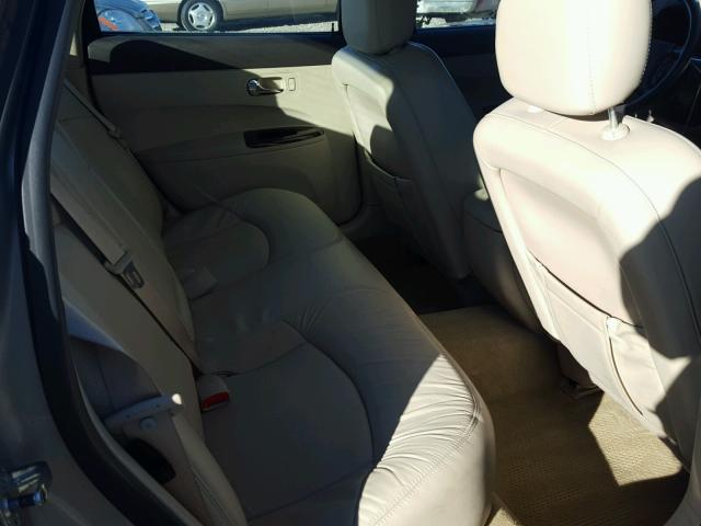 2G4WD582981205099 - 2008 BUICK LACROSSE C BEIGE photo 6