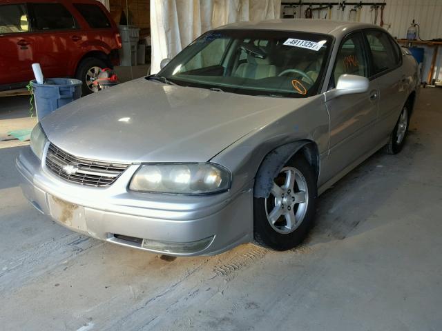 2G1WH52K659118770 - 2005 CHEVROLET IMPALA LS SILVER photo 2