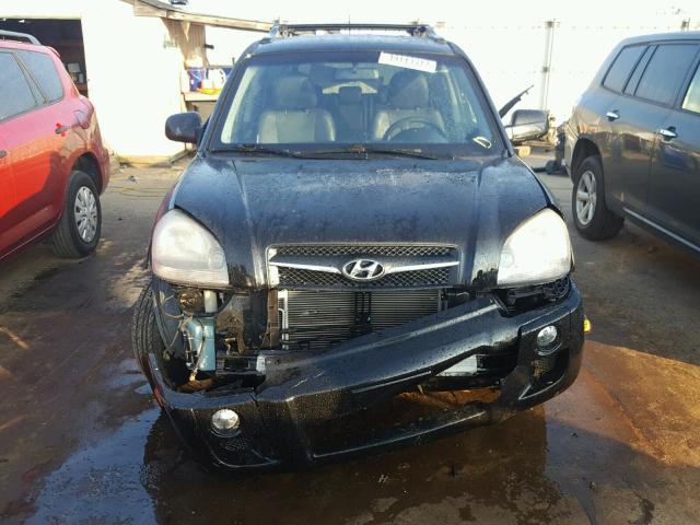 KM8JN12B79U034464 - 2009 HYUNDAI TUCSON SE BLACK photo 9