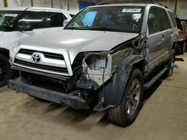 JTEBU17R478080613 - 2007 TOYOTA 4RUNNER LI SILVER photo 2