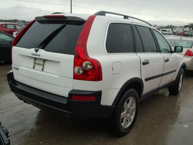 YV1CY592551145571 - 2005 VOLVO XC90 WHITE photo 4