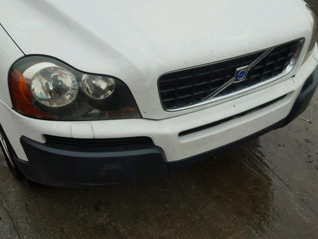 YV1CY592551145571 - 2005 VOLVO XC90 WHITE photo 9