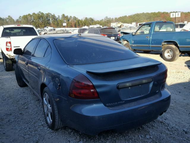 2G2WC55C661254802 - 2006 PONTIAC GRAND PRIX TEAL photo 3