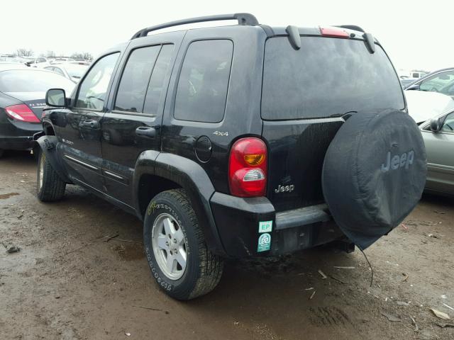 1J4GL58K32W254434 - 2002 JEEP LIBERTY LI BLACK photo 3