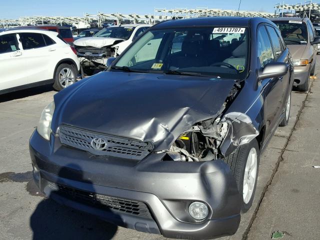 2T1KR32E26C573358 - 2006 TOYOTA COROLLA MA GRAY photo 2