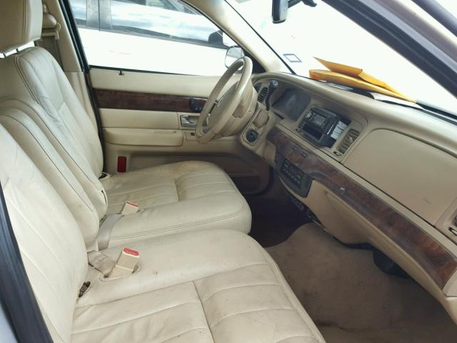 2MEFM75V58X654984 - 2008 MERCURY GRAND MARQ BEIGE photo 5