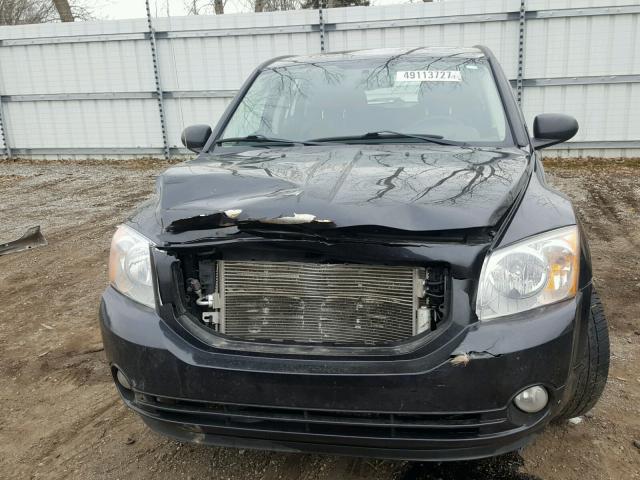 1B3CB3HA2AD565965 - 2010 DODGE CALIBER MA BLACK photo 9