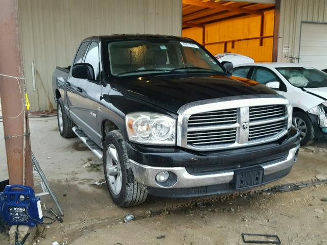 1D7HA18228S599758 - 2008 DODGE RAM 1500 S BLACK photo 1