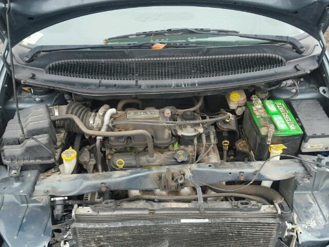 1D4GP24R65B381964 - 2005 DODGE GRAND CARA BLUE photo 7