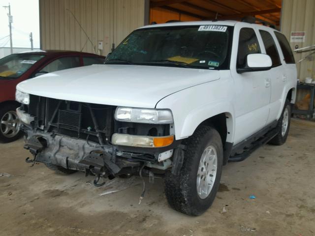 1GNEK13T85R219312 - 2005 CHEVROLET TAHOE K150 WHITE photo 2