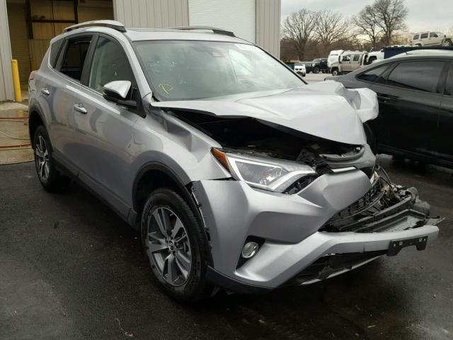 2T3RFREV3HW542070 - 2017 TOYOTA RAV4 XLE SILVER photo 1