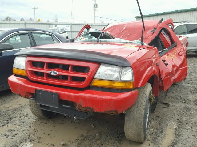 1FTZR15X5YTA55319 - 2000 FORD RANGER SUP RED photo 2