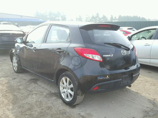 JM1DE1LZ0C0132845 - 2012 MAZDA MAZDA2 BLACK photo 3