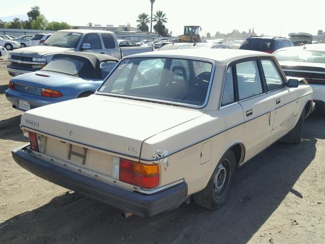 YV1AX8848D1871437 - 1983 VOLVO 244 DL CREAM photo 4