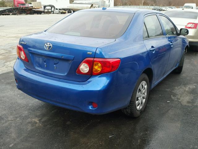 2T1BU4EEXAC388872 - 2010 TOYOTA COROLLA BA BLUE photo 4