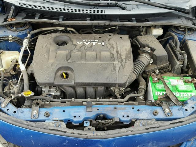 2T1BU4EEXAC388872 - 2010 TOYOTA COROLLA BA BLUE photo 7